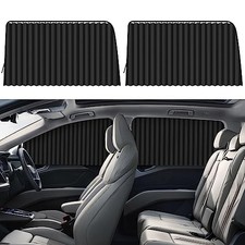ZATOOTO Car Side Window Sun Shades - Privacy Magnetic Black 2 Pcs Covers Bli...