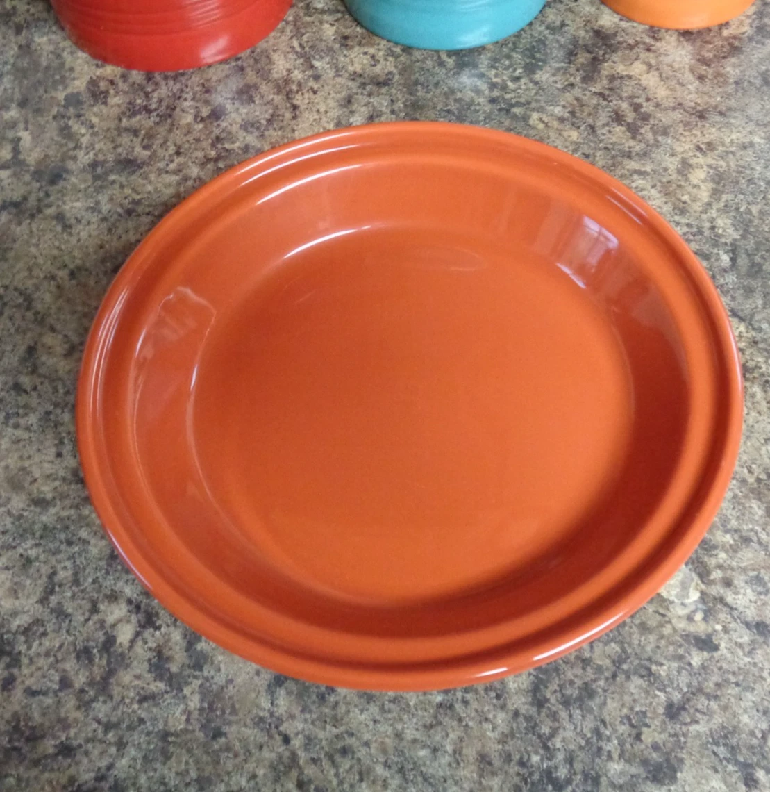 FIESTA WARE HLC USA Deep Dish Pie Plate PAPRIKA 10.25"