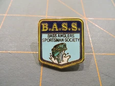 Vintage B.A.S.S. Pin (Old Style Logo) - 3/4 x 3/4 inch