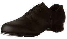 S03L Ladies Tap-Flex Split Sole Tap Shoe 8 Black