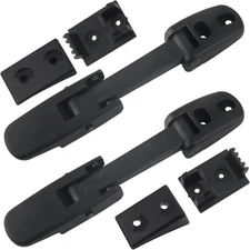 Mack Hood Latch Strap w/Catch Bracket Left Driver & Right Passenger Side Black C