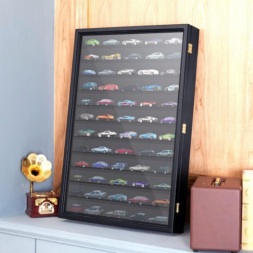 1/64 Scale Car Display Case Wall Mounted Cabinet 12 Shelf Fit Matchbox Hot Wheel - Picture 5 of 7