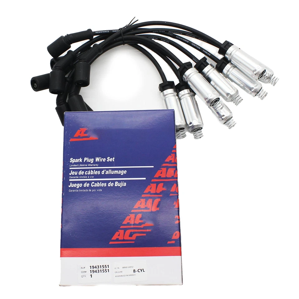 OEM Spark Plug Wire Set 19431551 for Chevrolet Silverado 1500 2014-2022 Foto 3 de 4