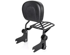 Schienale Passeggero Sissy Bar Regolabile e Staccabile con Portapacchi Compatibile