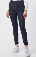 G-Star Damen Jeans Shape Powel High Super Skinny, Blau Deep Ocean, W27 L32