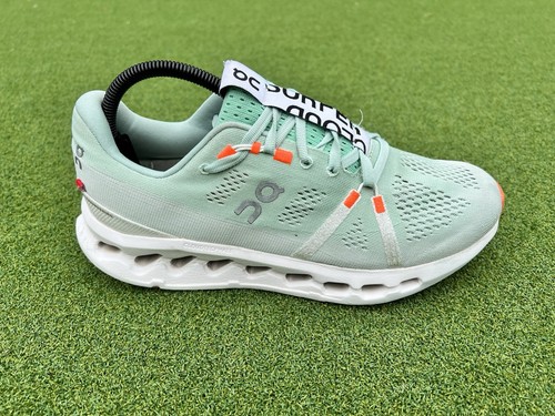 On Cloudsurfer Women’s Road Running Shoes Size 9.5 Creek/White/Orange - Picture 7 of 12