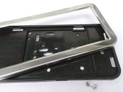 Neu Für Maxus Mifa 7 MPV 2024-  2x Kennzeichenhalter Edelstahl