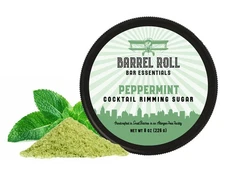 Barrel Roll Holiday Cocktail Rimmers - Peppermint Sugar, Bartender Essentials