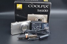 Nikon COOLPIX S6100 16.0MP Digital Camera Silver Touchscreen I71