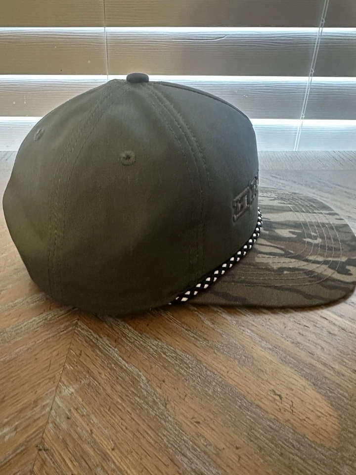 Drake Waterfowl Flatbill 2 Tone Ripstop Rope Hat Reverse Logo - Image 4 of 4