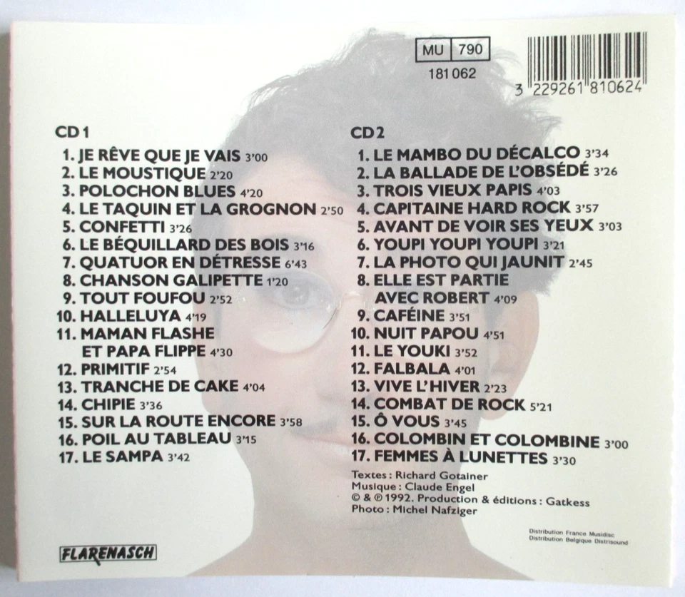 RICHARD GOTAINER - RARE CD X 2 "LA SUPER DOUBLE COMPILATION" - Photo 2/4