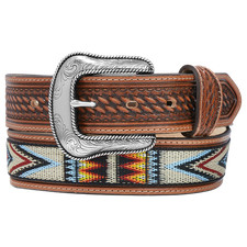 Justin Men's Bryce Canyon Aztec Western Brown Belt C14164