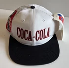 Vintage Coca Cola Sports Specialties Twill Hat Snapback Laser Cap NOS