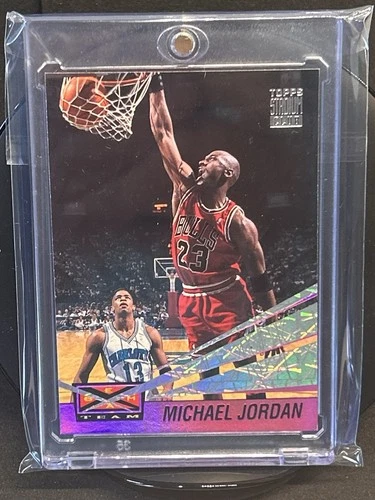1993-94 Stadium Club Beam Team #4 Michael Jordan Bulls Hof