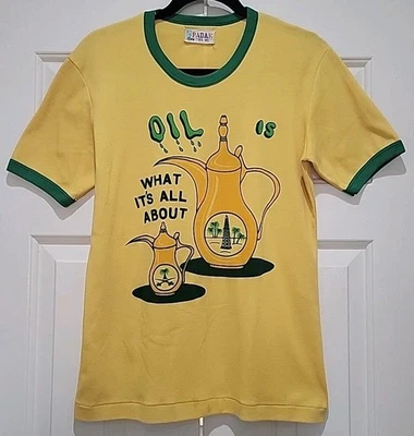 T-shirt Vintage Années 80 Jaune - Tennessee Football - Marque Healthknit - Taille S - Fabriqué Aux USA - Occasion