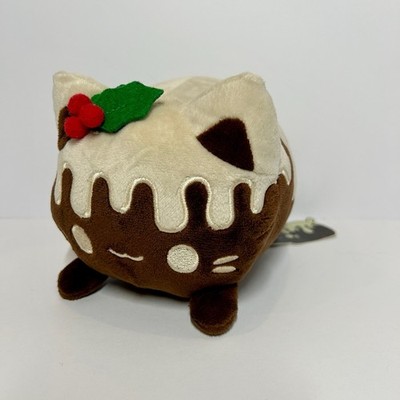 Tasty Peach Studios Meowchi Pudding Winter Christmas Brown Kawaii Kitty Plush