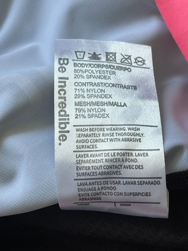 Sugoi RSE Cycling Jersey Womens Large Full Zip Short Sleeve Black Pink Bike - Image 4 of 4