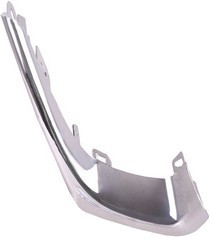 Baguette de grille avant droite pour Opel Corsa E 2015-2019 en ABS noir