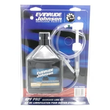 Johnson/Evinrude/OMC HPF PRO Gearcase Gear Oil Lube Qt Kit & Pump 0778754 778...