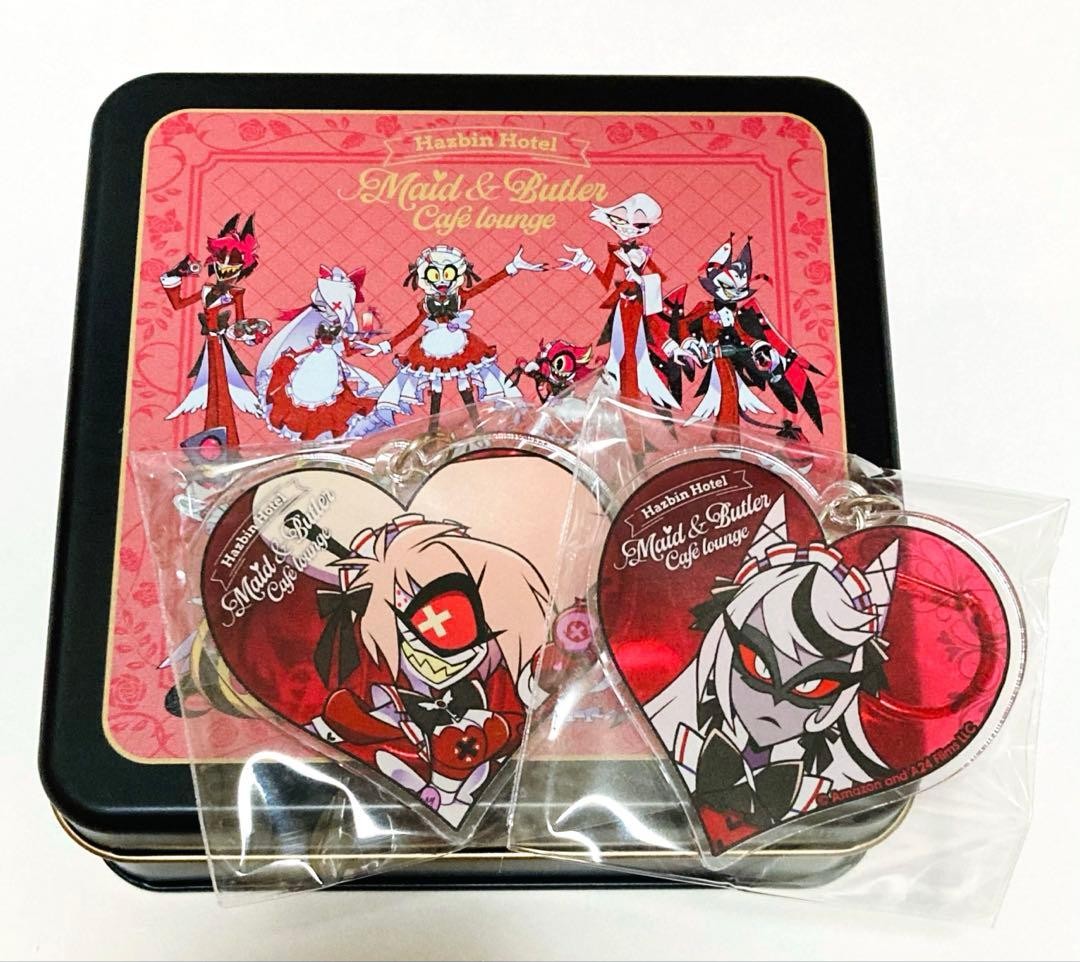 Hazbin Hotel Acrylic Charm & Can Case Set  Camila & Cherry Bomb  Animate Cafe