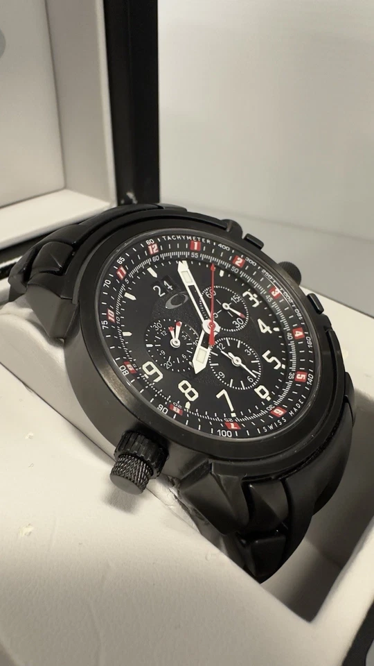 Reloj Oakley Stealth calibre 12 negro con esfera negra Foto 2 de 4