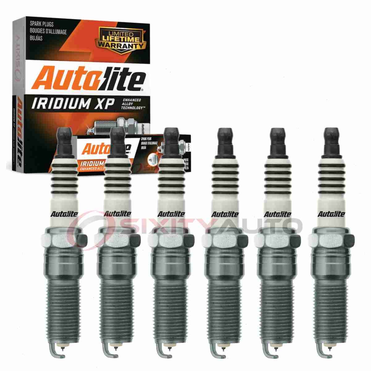 6 pc Autolite Iridium XP Spark Plugs for 2002-2006 Chevrolet Trailblazer EXT pt