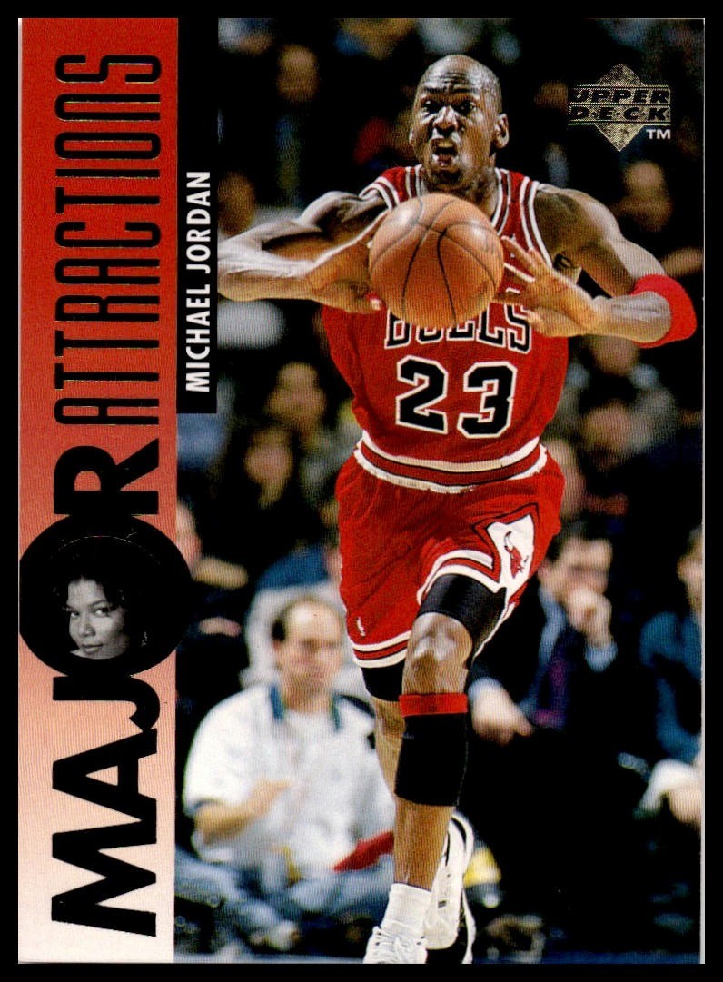 1995-96 Upper Deck #341 Michael Jordan / Queen Latifah