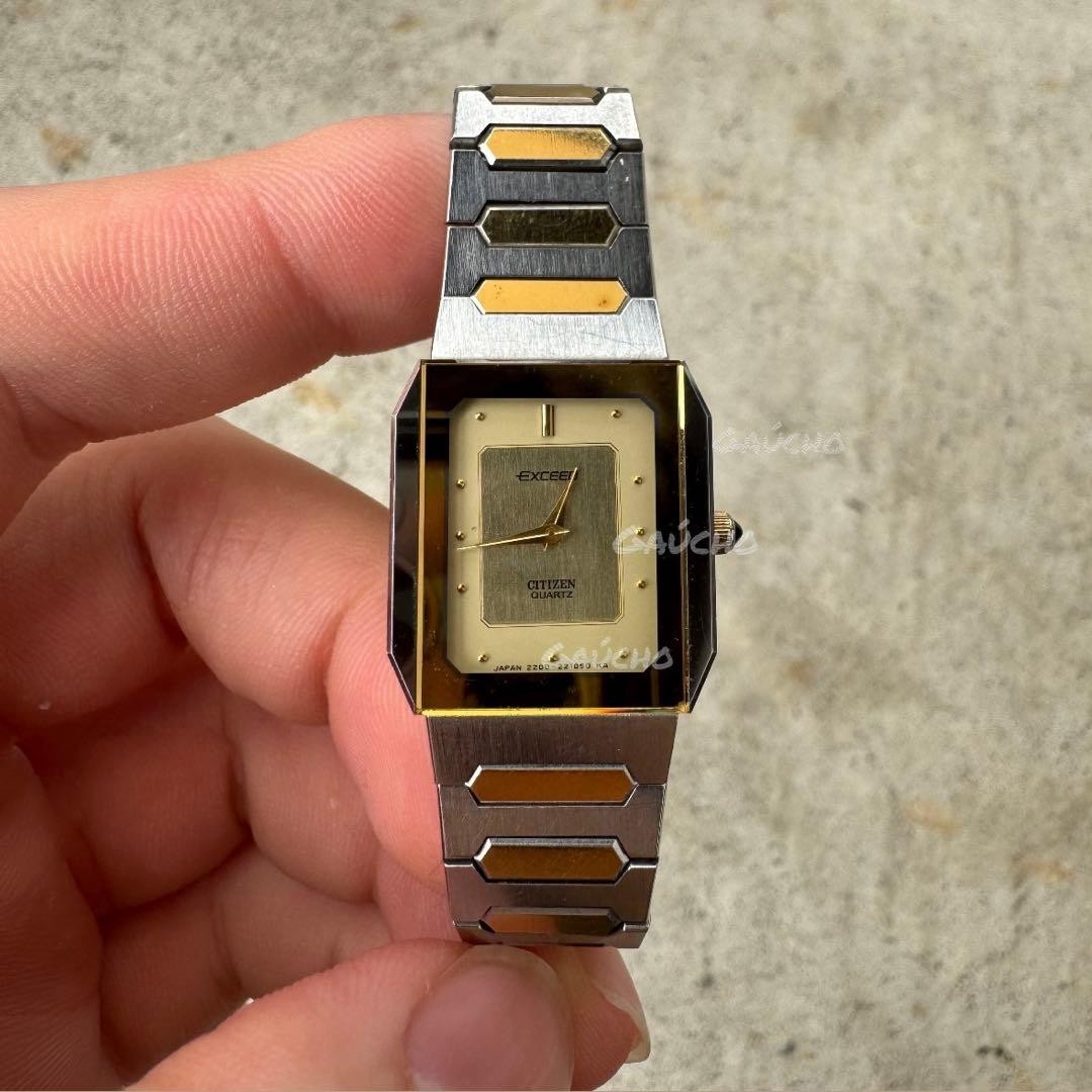 Citizen Exceed Quartz Rectangular Watch Good Cond… - image 1