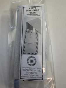 Trousse d'artisanat en cuir pour la manucure