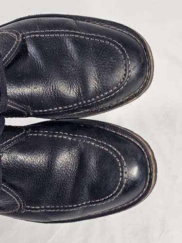 Stivaletti John Varvatos in pelle da uomo 9,5 M neri hipster chukka - Foto 4 di 8