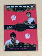2004 Donruss Throwback Threads Dynasty #D-1 Phil Rizzuto Whitey Ford 368/1500