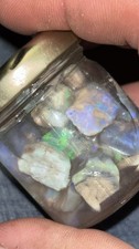 175.45cts. Australian Opal Rough Parcel Full Of Color Bars US Affiliate 