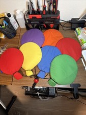 Infantino Primary Colors Balloons Cloth Padded Nursery Wall Hanging Decor Vtg