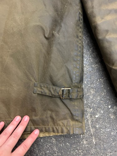 Chaqueta De Colección Polo Ralph Lauren Oil Cloth Para Hombres XL Marrón Franela Forrada Tareas Lona - Imagen 7 de 17