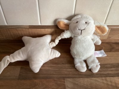 Primark superweiches flauschiges Baumwollbett Musik Lamm Schaf Mobile Brahms Wiegenlied
