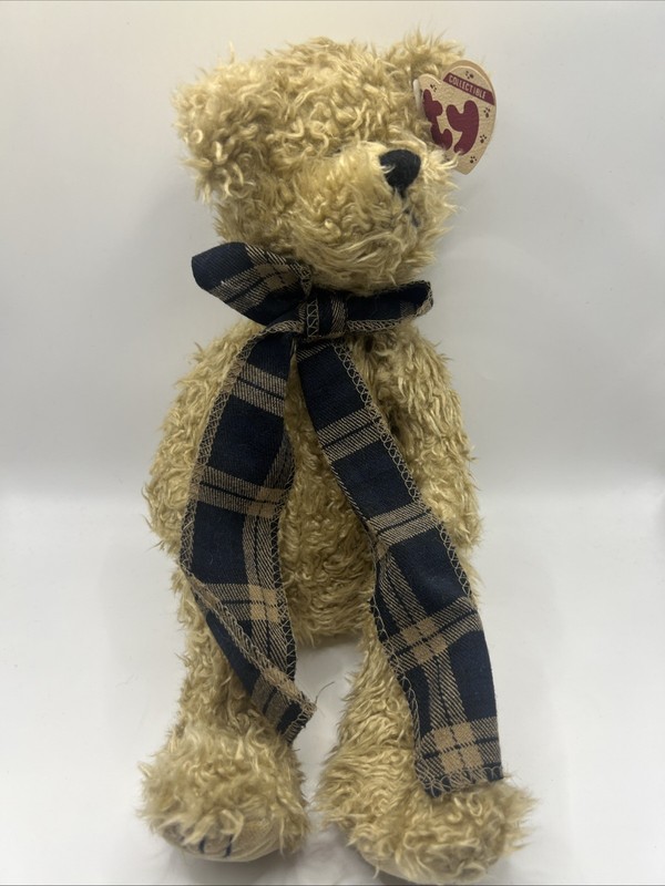 Ty Attic Treasures Bearington Teddy Bear 14" Plush Jointed Vintage Collectible