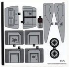 LEGO STICKER SHEET 75337 AT-TE WALKER Set New & Genuine 75337stk01