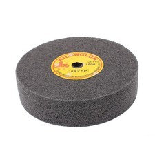 8" Dia 2" Thick 5P 180 Grit Fiber Wheel Abrasive Polishing Buffing Disc Black
