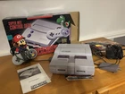 Vintage Super Nintendo Entertainment System Super NES Control Deck With Box RARE