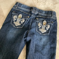 Democracy Jean Dependence Blue Denim Bermuda Shorts Size 10 Normcore Stretch