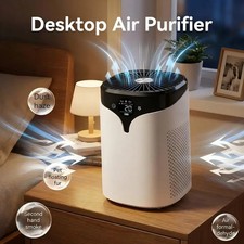 Air Purifier Remove Smoke Odor Dust Negative Ion Ozone Air Cleaner PM2.5 HEPA