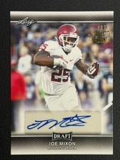 2017 Leaf Draft Football Cards - Autograph Printing Plate Packs 5