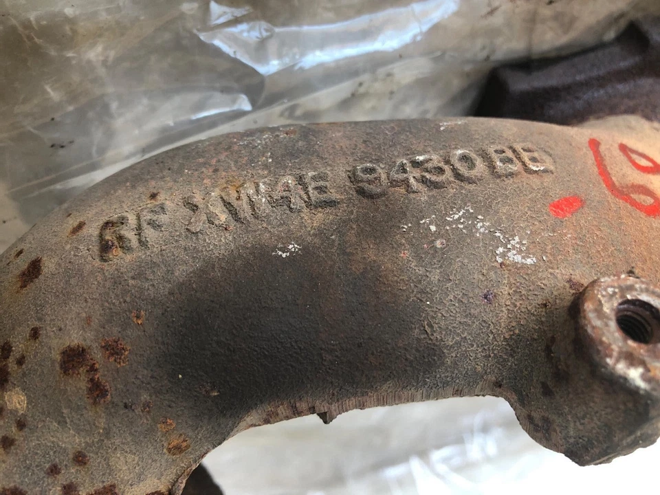 Colector de escape Jaguar S-Type 2000-2003 motor pasajero lado derecho derecho OEM Foto 3 de 4