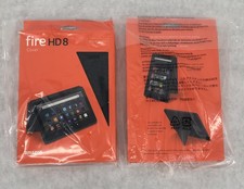 Amazon Fire Case HD 8 10th Generation Black 2 Pack - NEW