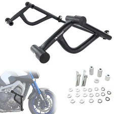 Motorcycle Crash Cage Bar Engine Protection Black Fit For Yamaha FZ09 2014-2017