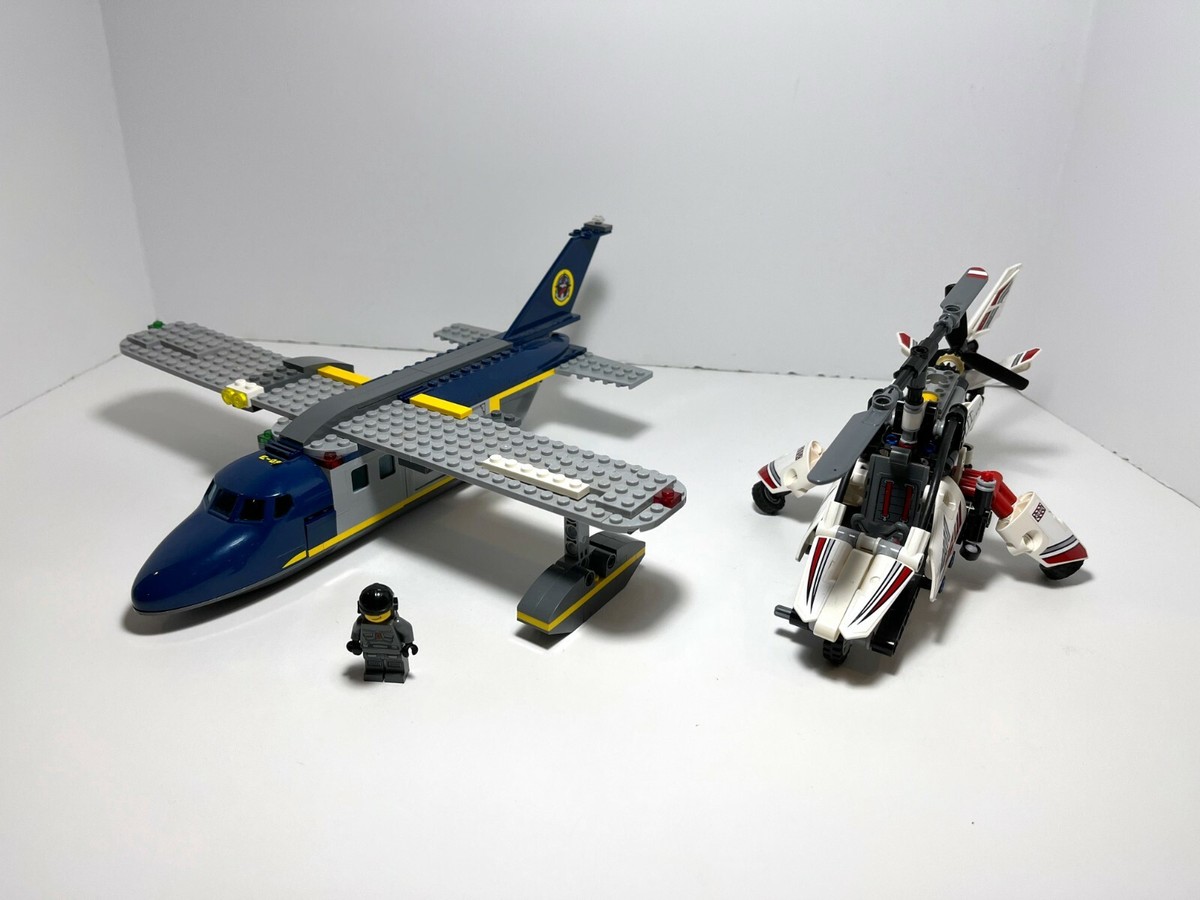 LEGO City: Deep Sea Plane from 60096 + Ultralight Helicopter 42057