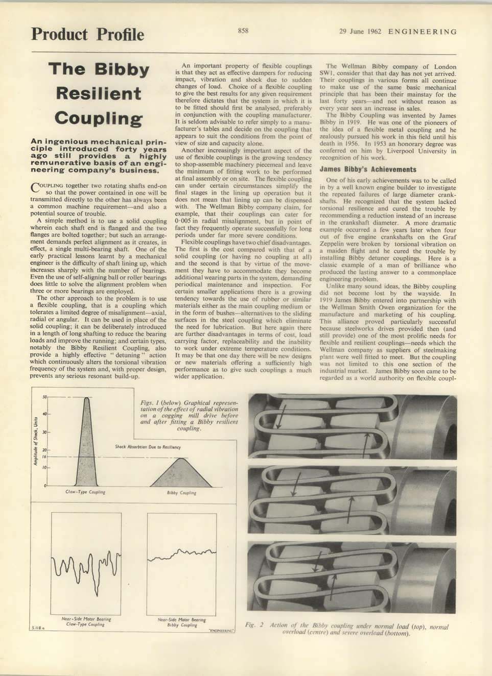 1962 Product Profile Of The Bibby Resilient Coupling eBay