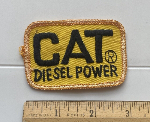 Caterpillar Logo Diesel Power Construction Embroidered Iron In Sew On - Foto 11