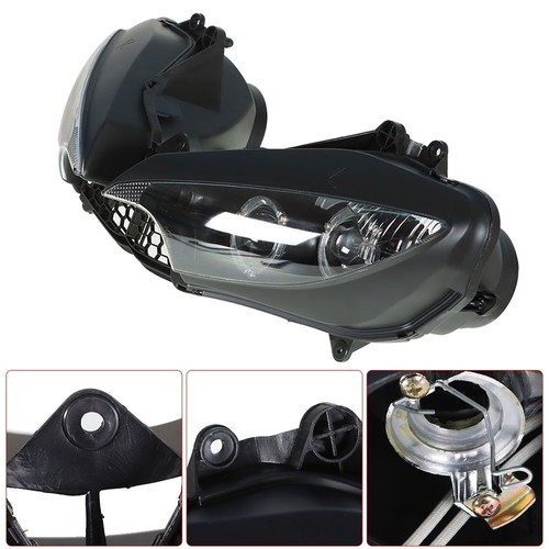 Front Headlight Headlamp Fit For Yamaha 2003-2005 YZF R6 & 2006-2009 R6S Black - Bild 3 von 9