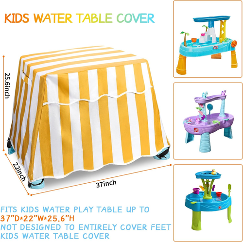 Water Table Cover, Kids Water Table Cover Fit Step2 Rain Showers Splash Pond Wat - Picture 2 of 12